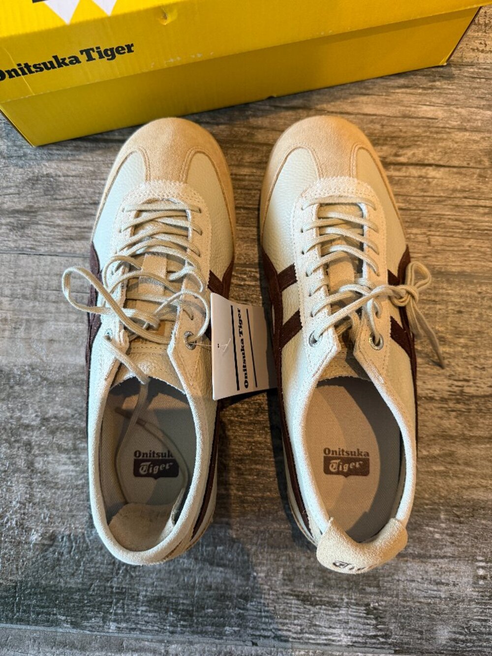 Onitsuka Tiger Mexico 66 SD Vintage Sneakers Women Putty Dark Brown